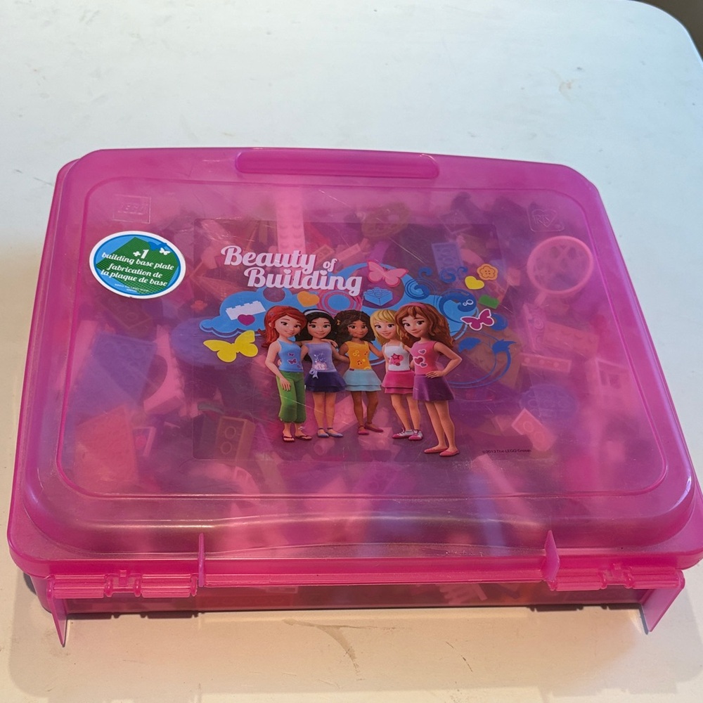 Beauty of Building Lego Friends Pink Storage Playset Case - Kids Toys